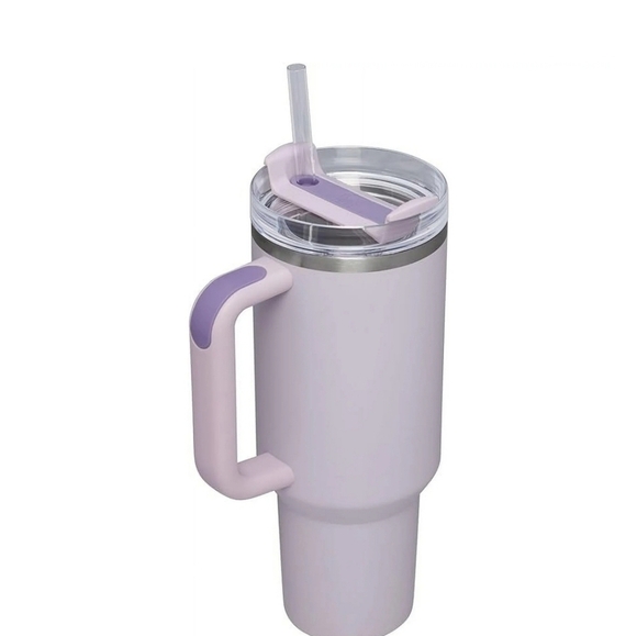 💜🔹️Stanley 🔹️40oz Stainless Steel Tumbler H2.0 Flowstate Quencher - Orchid - Picture 3 of 6